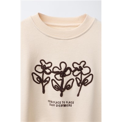 SUDADERA BORDADO CORDÓN