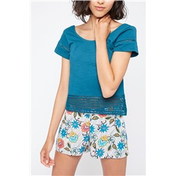 Футболка Vivi Petrol голубой меланж