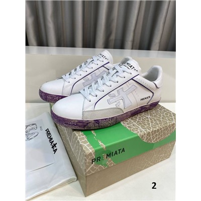 Кроссовки с контрастной яркой подошвой  4 цвета ПРЕМИА*ТА