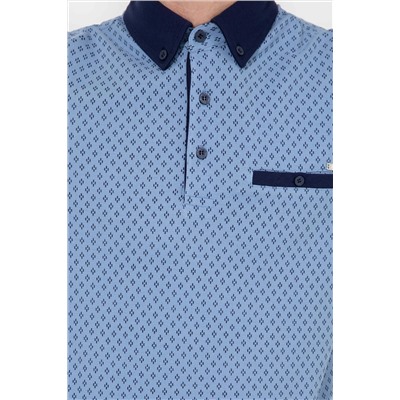 Erkek Koyu Mavi Polo Yaka Tişört