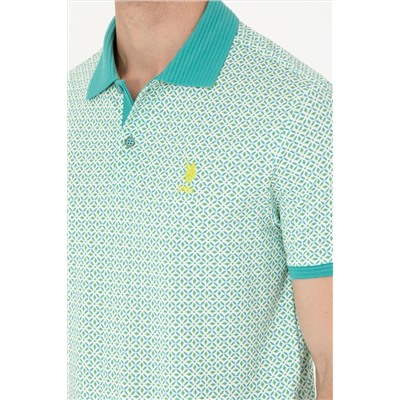 Erkek Mint Polo Yaka Tişört