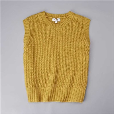 Вязаный жилет из плотной ткани КО*С