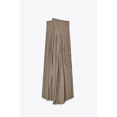 PLEATED WRINKLED DRESS ZW COLLECTION