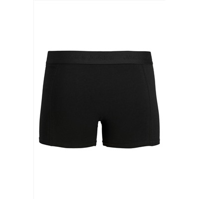 Jack & Jones JACWAISTBAND TRUNKS 3 PAC Siyah Erkek Boxer 101069440