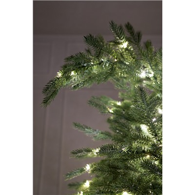 Ель искусственная Фиджи с лампочками 2,3 м