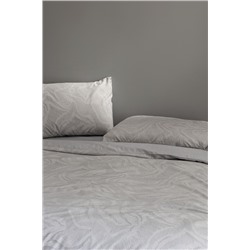 Coyan King Size %100 Pamuk Ranforce Baskılı Nevresim Takımı - Gri