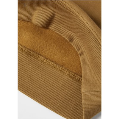 SWEATSHIRT WITH RIBBED TRUCKER COLLAR
