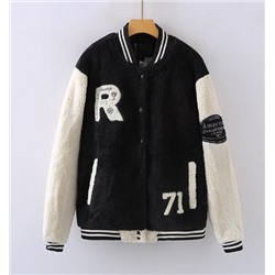 Осенне-зимняя утепленная бейсбольная куртка