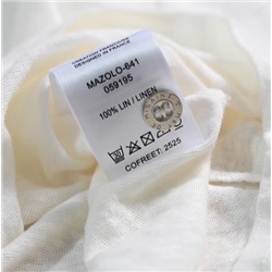 Повседневная льняная рубашка-поло