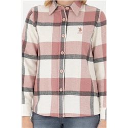 Kadın Pudra Uzun Kollu Gömlek