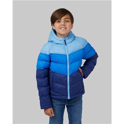 KIDS' HOODED PUFFER JACKET