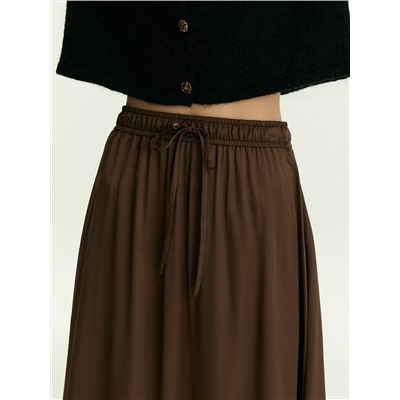 Юбка миди на резинке из 100% вискозы, S1131/galo