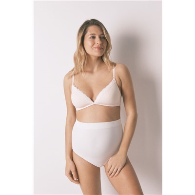 Sujetador "maternity" triangular relleno rosa CHARMING