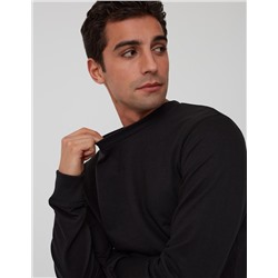 Sudadera Básica, Hombre, Negra