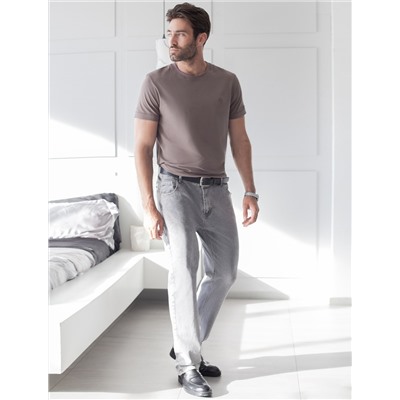 Футболка из премиального хлопка с эластаном