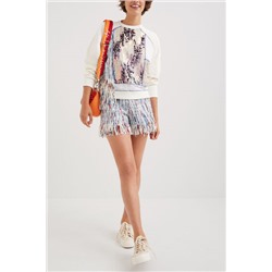 Short tweed marinero