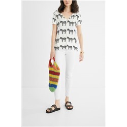 Camiseta manga corta zebras