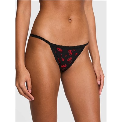 PINK Wink™ Lace-Trim String Bikini Panty