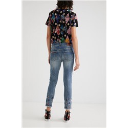 Pantalón vaquero skinny tobillero