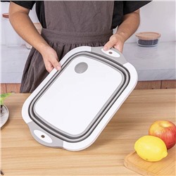 Посмотрите какая практичная для быта вещь) многофункциональная мойка.. Мойка+ разделочная доска 2в1 , можно использовать как разделочную доску, а в разложенном виде можно мыть фрукты и овощи ( есть дренаж) цена на ebay 45💵