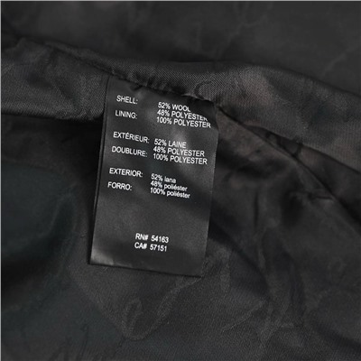 Женское пальто с узором пье-де-пуль (гусиная лапка)  Kar*l Lagerfel*d