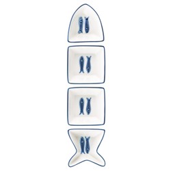 Marine 4 Parça Sunum Tabağı