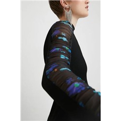 Vestido slim largo canalé