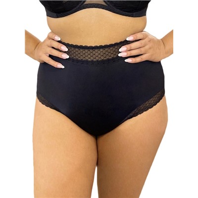 923/5-P ISLA BLACK Трусы высокие KINGA