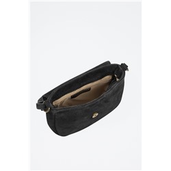 Bandolera de piel Negro - Firenze Artegiani