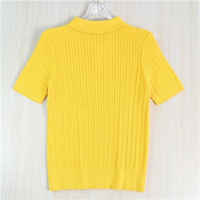 Женское трикотажное  поло с коротким рукавом  РАЛЬ*Ф Л