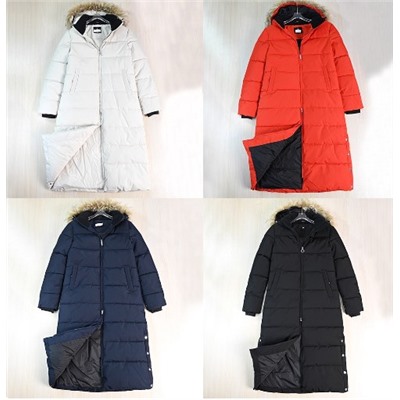 Женское зимнее толстое теплое ветрозащитное повседневное длинное хлопковое пальто