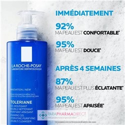 La Roche Posay Tolériane Gel Moussant Double Nettoyant Purifiant Apaisant 400 ml