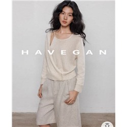 Лёгкая ассиметричная кофта из смесового льна (7 цветов)