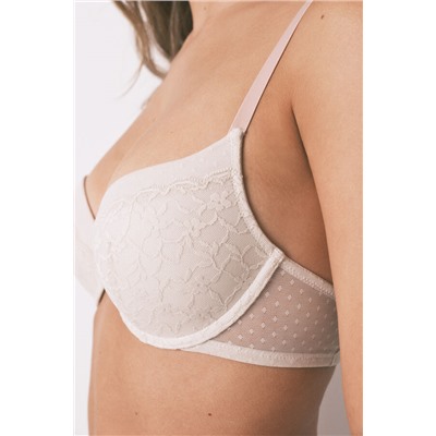 Sujetador push up GORGEOUS encaje gris