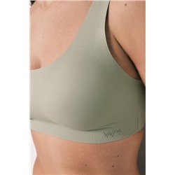 Top liso microfibra clean cut kaki