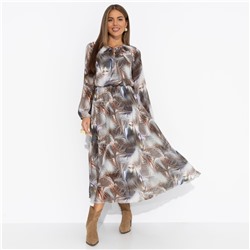 Платье на подкладе, Летящие мгновения (grey)