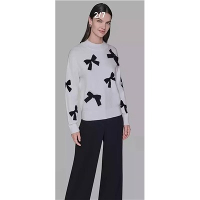 Милый свитер с бантами   КАР*Л 😎