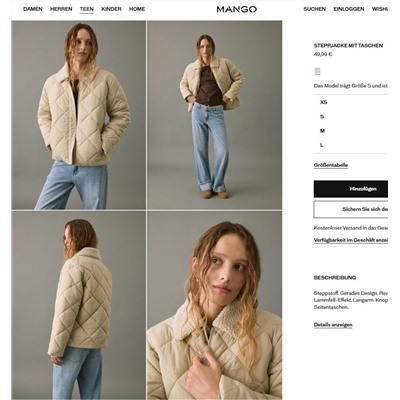 Женская короткая куртка МАНГ*О