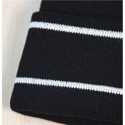 Теплая вязаная шапка из смеси шерсти КАР*Л 😎