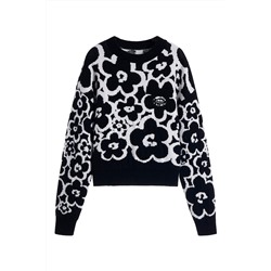 Jersey de lana y cachemir Negro