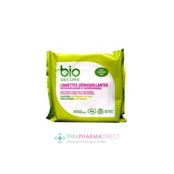 Bio Secure Lingettes Démaquillantes x25