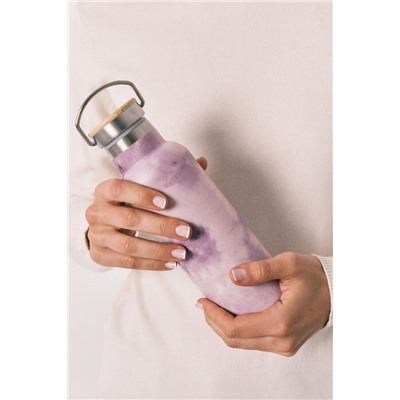 Botella acero inoxidable estampado rosa