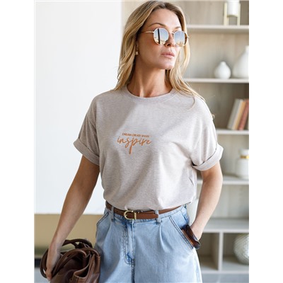 Футболка из премиального хлопка с авторским принтом