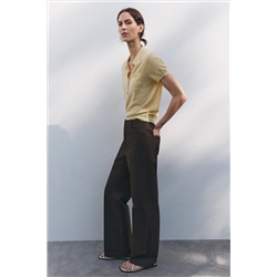 ZW COLLECTION STRAIGHT-FIT CHINO TROUSERS