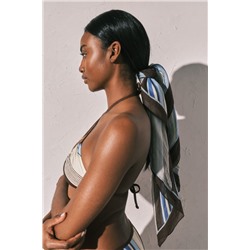 Pañuelo 100% algodón rayas multicolor