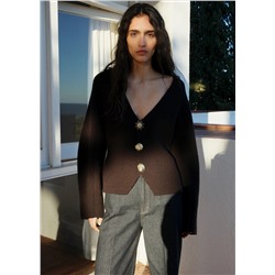 Jeans wideleg tiro alto rinse wash