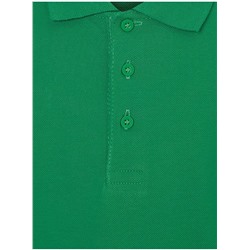 Green Short Sleeve School Polo Shirts 2 Pack