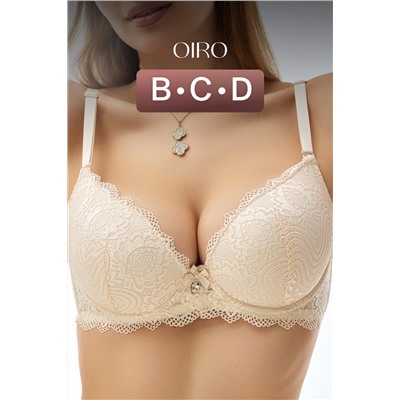 Бюстгальтер 20110311 кружевной со стразой