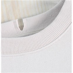 Хлопковая свободная повседневная толстовка