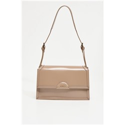 GUESS Bandolera de piel Isa - Topo